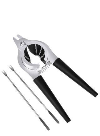 Nut Crackers for All Nuts Heavy Duty Nutcrackers Walnut Cracker with Plier for Easy Cracking Stainless Steel Nut Cracker for Pecan Nut Cracker Tool with Non-slip Handle-2 Picks Included-Black - pzsku/Z2A8C3B3572EB4A5DDE39Z/45/_/1710914544/29104dc0-1870-4ce4-9278-aa9dda799964