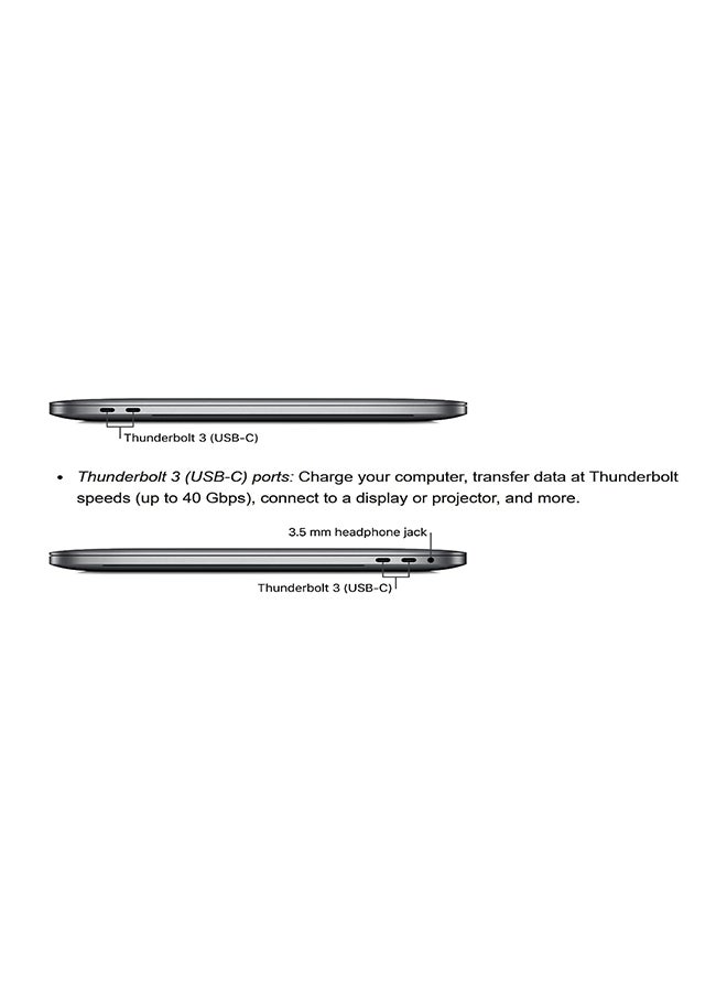 ابل  تم تجديده - كمبيوتر محمول Macbook Pro A1706 (2017) بشاشة مقاس 13.3 بوصة، ومعالج Intel Core i7/الجيل السابع/ذاكرة وصول عشوائي سعة 8 جيجابايت/محرك أقراص SSD سعة 1 تيرابايت/بطاقة رسومات Intel Iris Plus سعة 1.5 جيجابايت S - Image 5