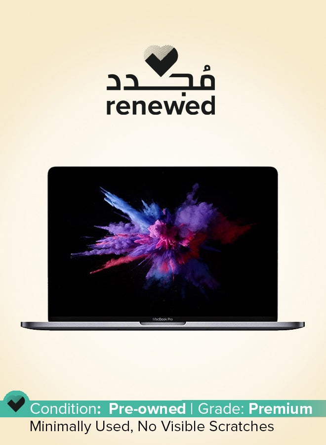 ابل  تم تجديده - كمبيوتر محمول Macbook Pro A1706 (2017) بشاشة مقاس 13.3 بوصة، ومعالج Intel Core i7/الجيل السابع/ذاكرة وصول عشوائي سعة 8 جيجابايت/محرك أقراص SSD سعة 1 تيرابايت/بطاقة رسومات Intel Iris Plus سعة 1.5 جيجابايت S - Image 1