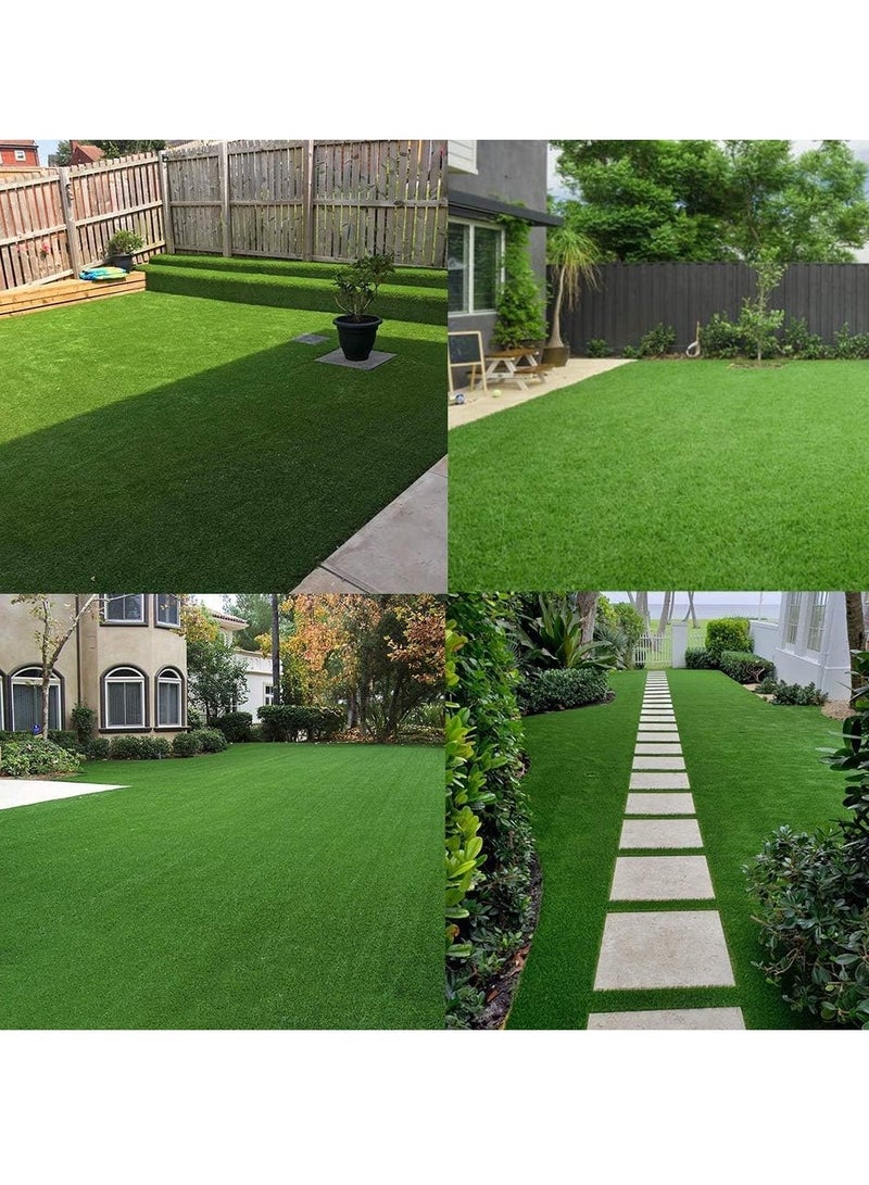 Generic FFD 2x4 Meter Artificial Grass Carpet – Premium Synthetic Turf Mat for Garden, Lawn, Balcony, Landscape & Pet Pad | Realistic, Soft, Durable & Natural-Looking  - Image 3