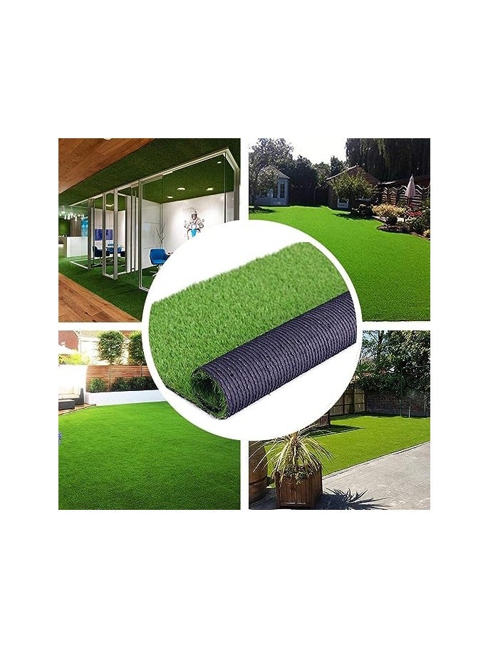 Generic FFD 2x4 Meter Artificial Grass Carpet – Premium Synthetic Turf Mat for Garden, Lawn, Balcony, Landscape & Pet Pad | Realistic, Soft, Durable & Natural-Looking  - Image 1