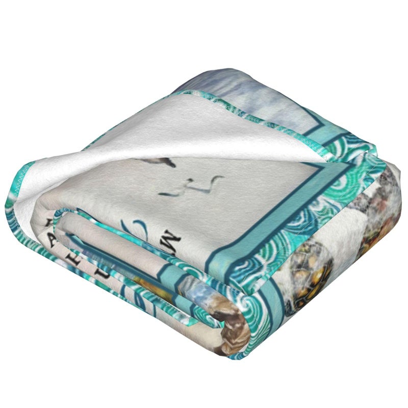 citari Lighthouse Blanket Nautical Christian Scripture Bible Verse Decor Throw Blanket Gifts for Girls Boys Winter Bedding Sofa Super Warm Soft Plush Fleece Flannel Blanket for Kids Adults Men Women 50""X40"" - Image 4