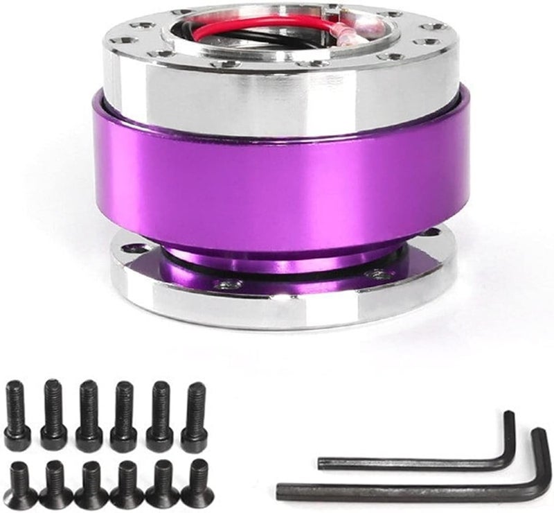 Wivplex Universal Aluminum Racing Steering Wheel Quick Release Hub Adapter - Image 1