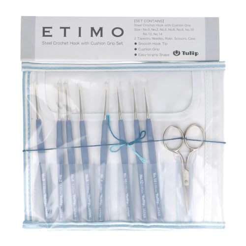 Tulip TLS-001 ETIMO Pattern Lace Needle Set, Royal Silver - Image 1