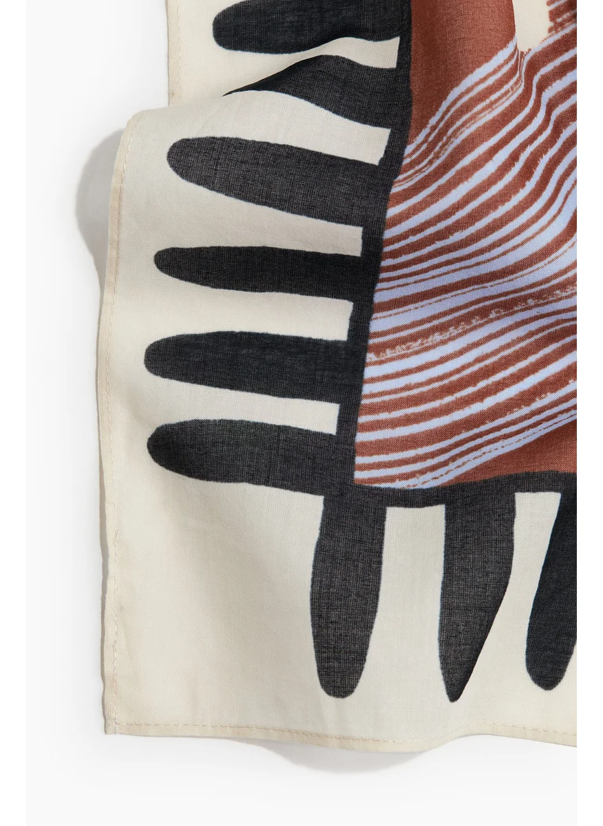 اتش اند ام Printed Cotton Scarf