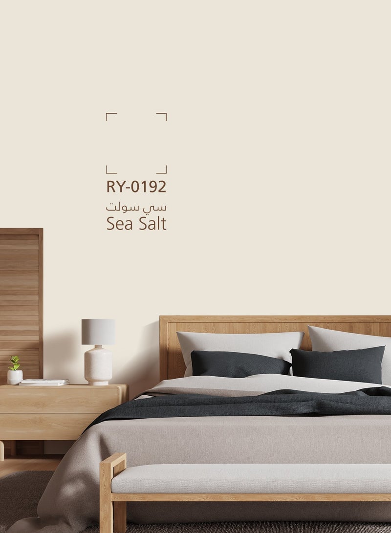 Jazeera Paints Jazetal Interior Walls Paints Semi Gloss (Color:Sea Salt) 3L - Image 2