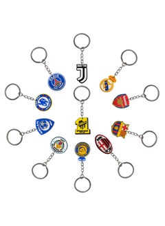 Generic Football team logo keychain pendant pvc soft keychain, schoolbag pendant keychain hanging  - Image 2