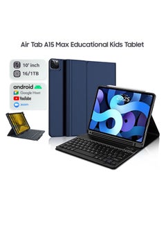 AirTab 10.1 -Inch Smart Tablet A15 MAX Android 13 Tablet With 1TB Storage and 16GB RAM Quad Core Wi-Fi LTE Dual Sim with Touch Pen and Keyboard - BLACK  - Image 4