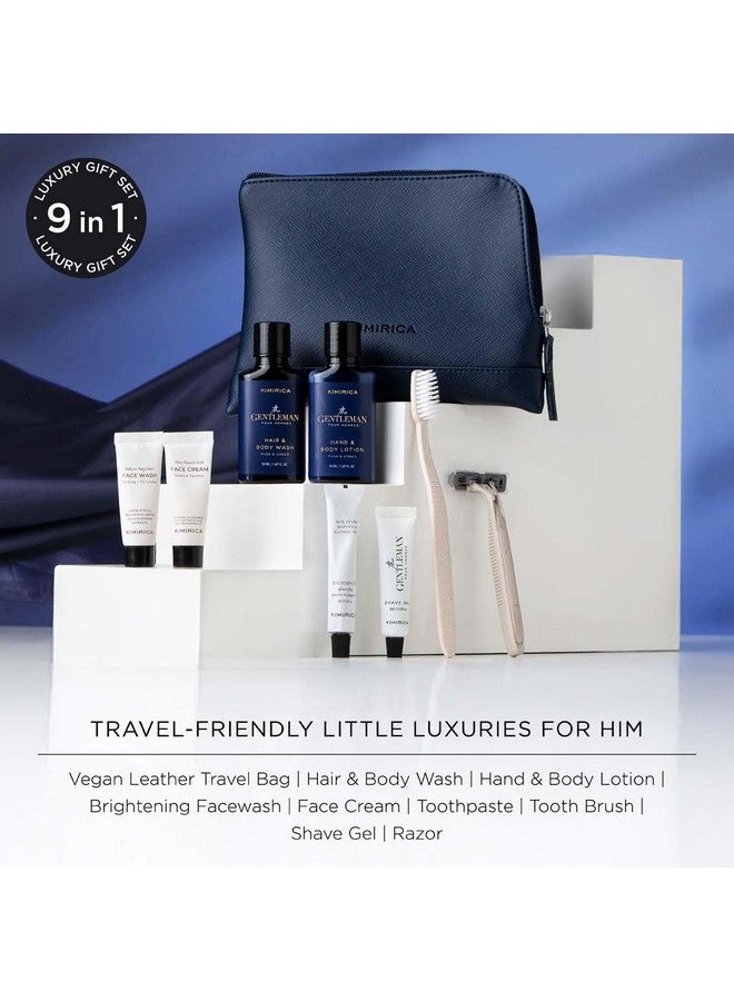 Kimirica Gift Set Gentlemen Travel Kits for Men's Pack of 9 - Image 4