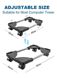 Computer Tower Stand: Mobile CPU Stand with Rolling Caster Wheels - Upgraded PC Tower Stand Holder - Desktop Tower Stand & CPU Rolling Stand– Premium Gaming PC Case Stand for Floor Carpet - pzsku/Z2A8CE4B53A9AC5A4D774Z/45/_/1730191619/6c5d12ad-dace-49fe-a9d2-1afd3dd0d191