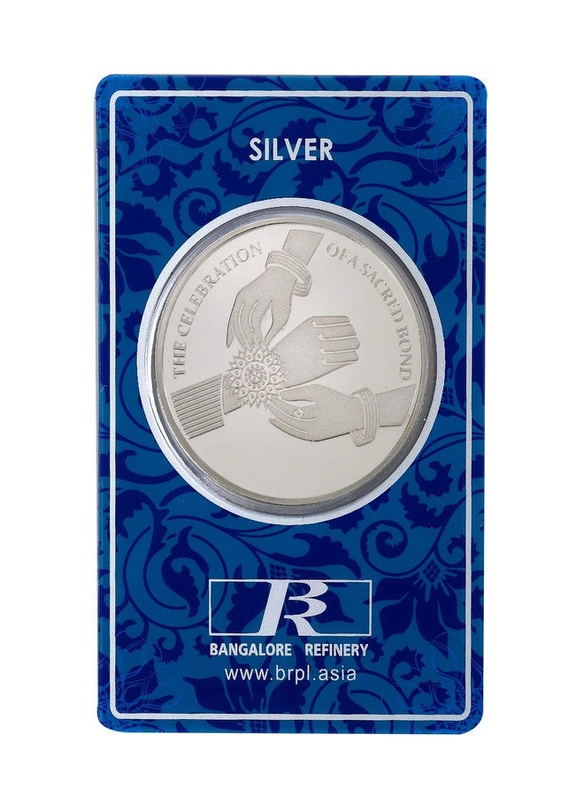 Bangalore Refinery 999 Purity Silver 20 Gm Raksha Bandhan Coin - Image 3