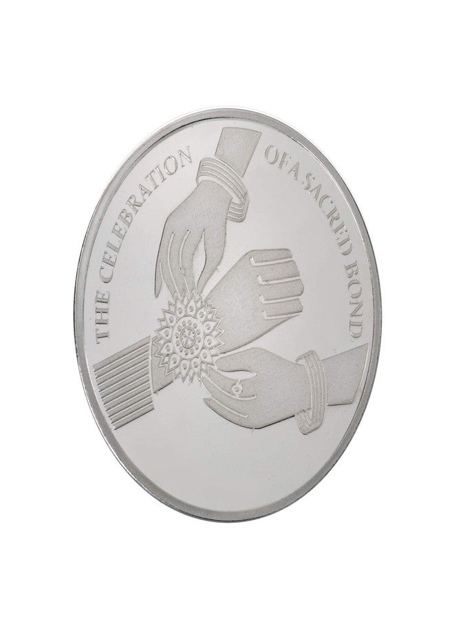 Bangalore Refinery 999 Purity Silver 20 Gm Raksha Bandhan Coin - Image 1