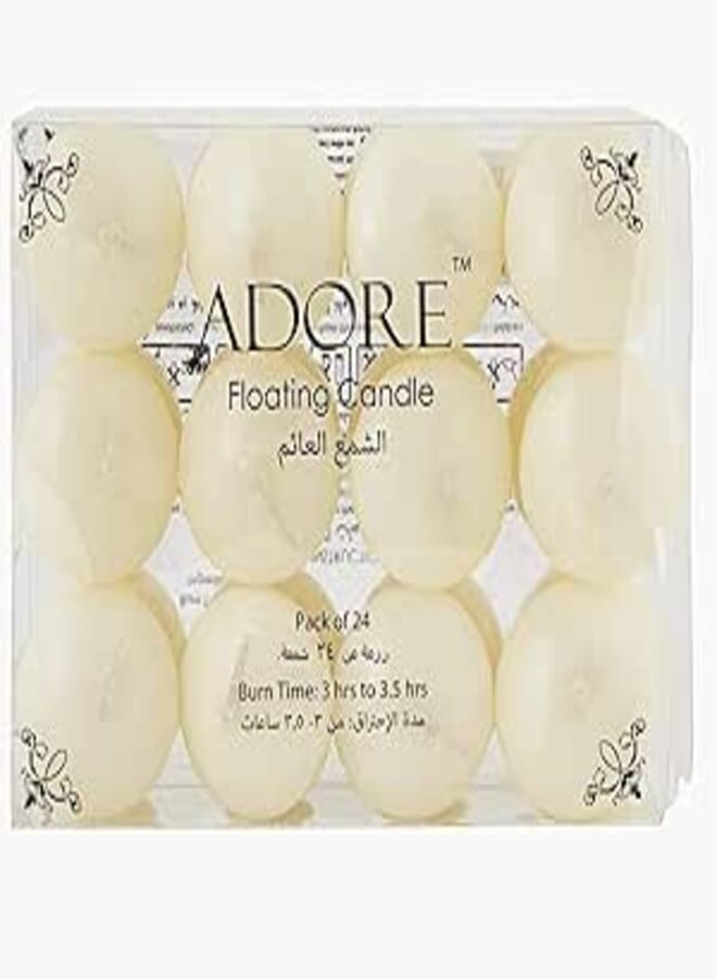 adore Floating Candles -Pack of 24