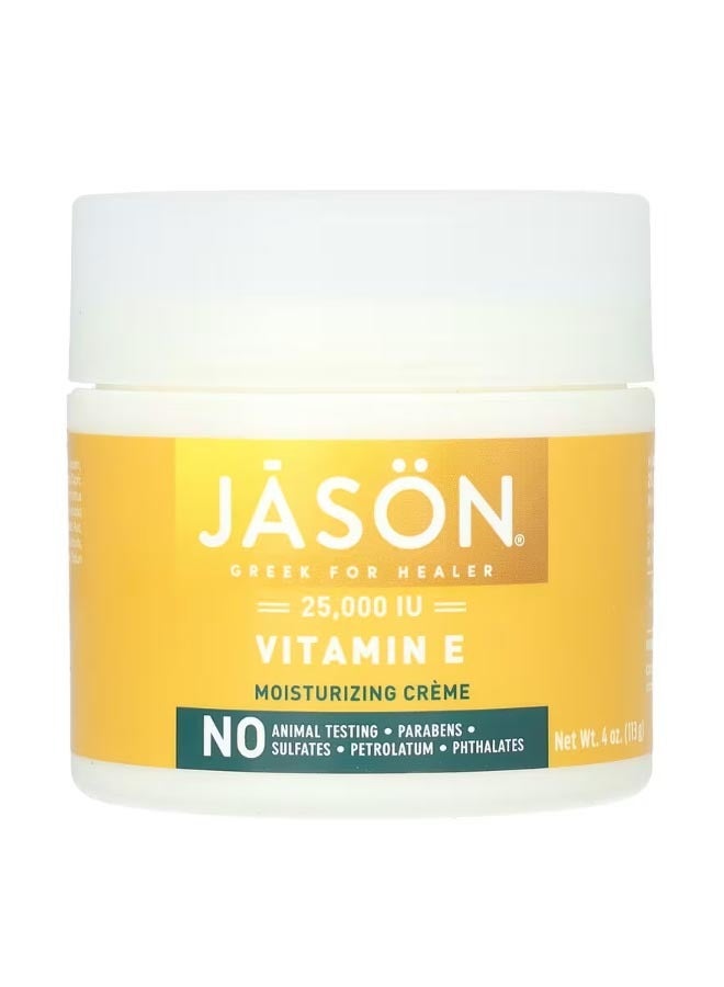 Jason Natural Vitamin E Moisturizing Crème 25000 IU 4 oz 113 g - Image 1