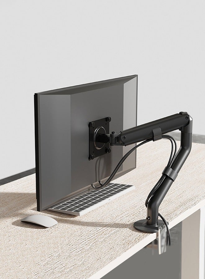 Monitor Desk Mount, Adjustable Full Motion Monitor Arm, Metal Monitor Stand for 15 to 32 Inch Computer (Maximum Load 9kg) - Image 1