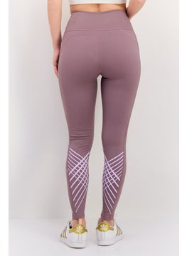 Adidas Women Sportswear Fit Training Leggings, Mauve  - Image 2