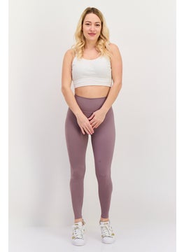Adidas Women Sportswear Fit Training Leggings, Mauve  - Image 4