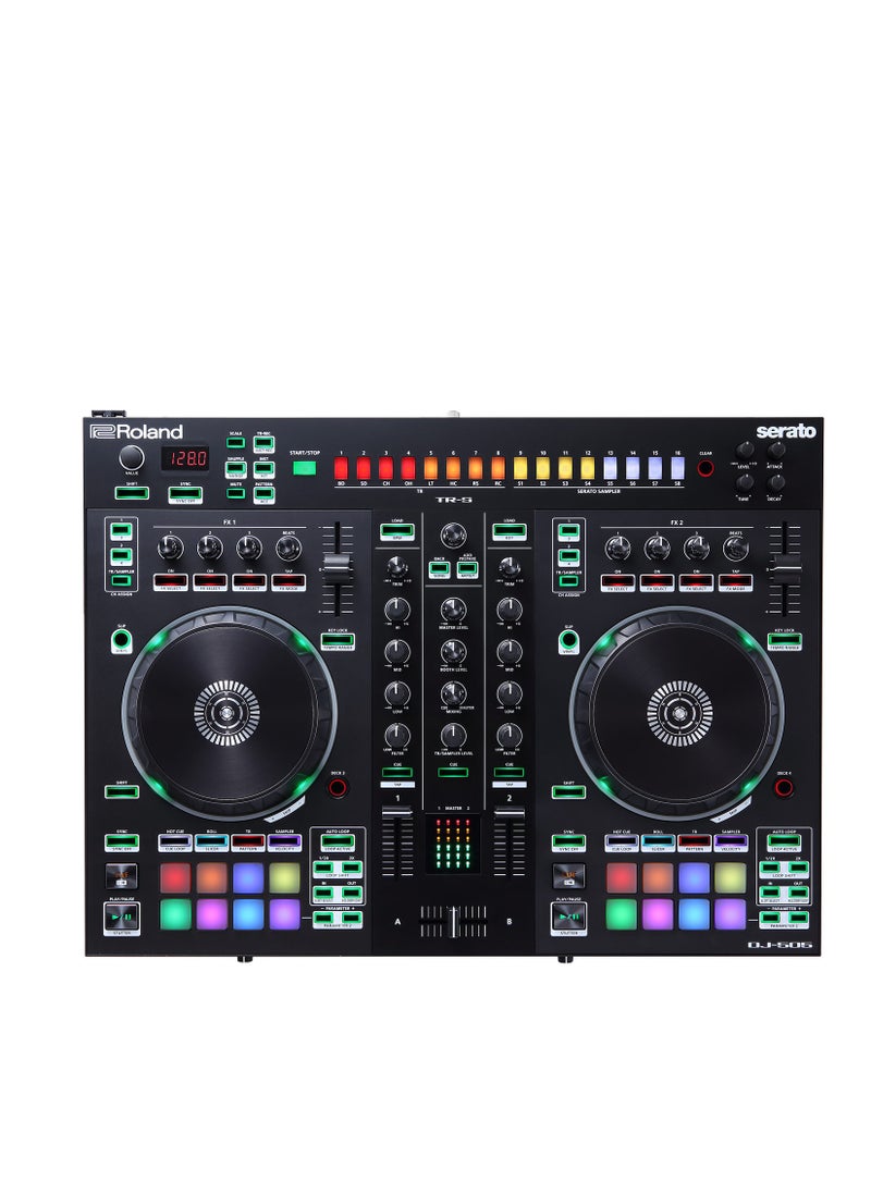 Roland Roland DJ-505 2-Channel, 4-Deck DJ Controller for Serato DJ  - Image 1