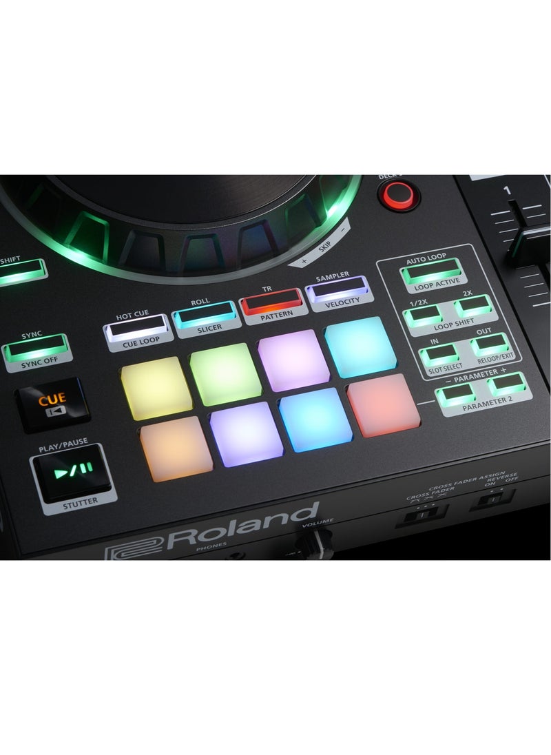 Roland - Roland DJ-505 2-Channel, 4-Deck DJ Controller for Serato DJ - Image 1