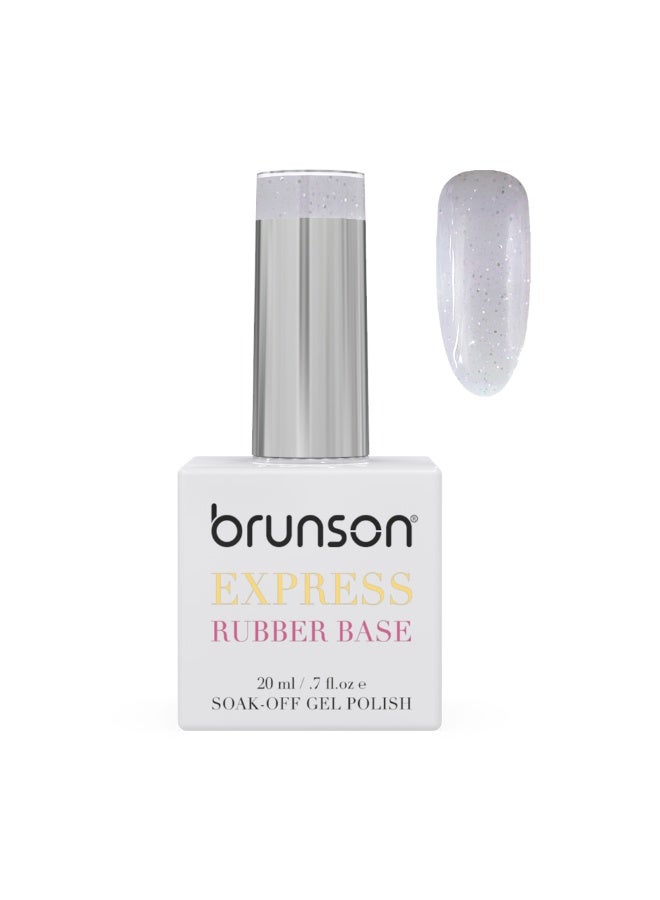 Rubber Base Gel Nail Polish 20Ml - French Rubber Base Coat Long-Lasting, Durable And Chip-Resistant Nail Strengthener Gel Nail Polish Base Coat For Manicure And Pedicure