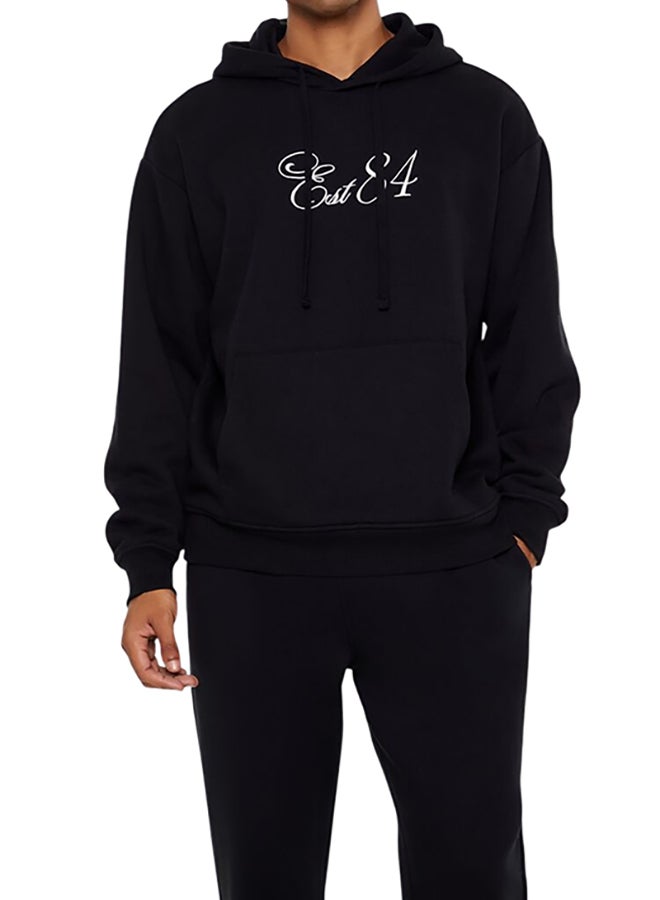 FOREVER 21 Embroidered Est 84 Hoodie - Image 1