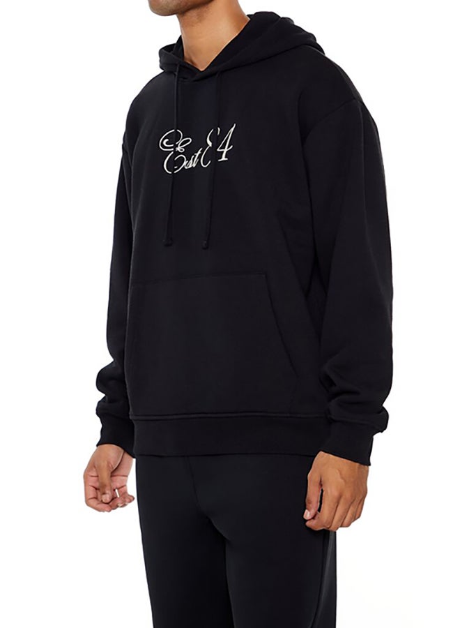 FOREVER 21 Embroidered Est 84 Hoodie - Image 2