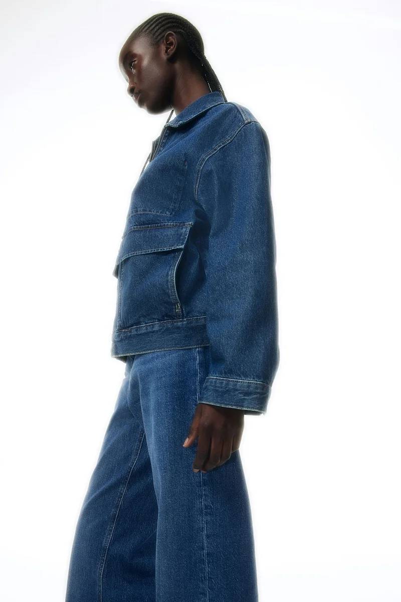 اتش اند ام جاكيت دنيم