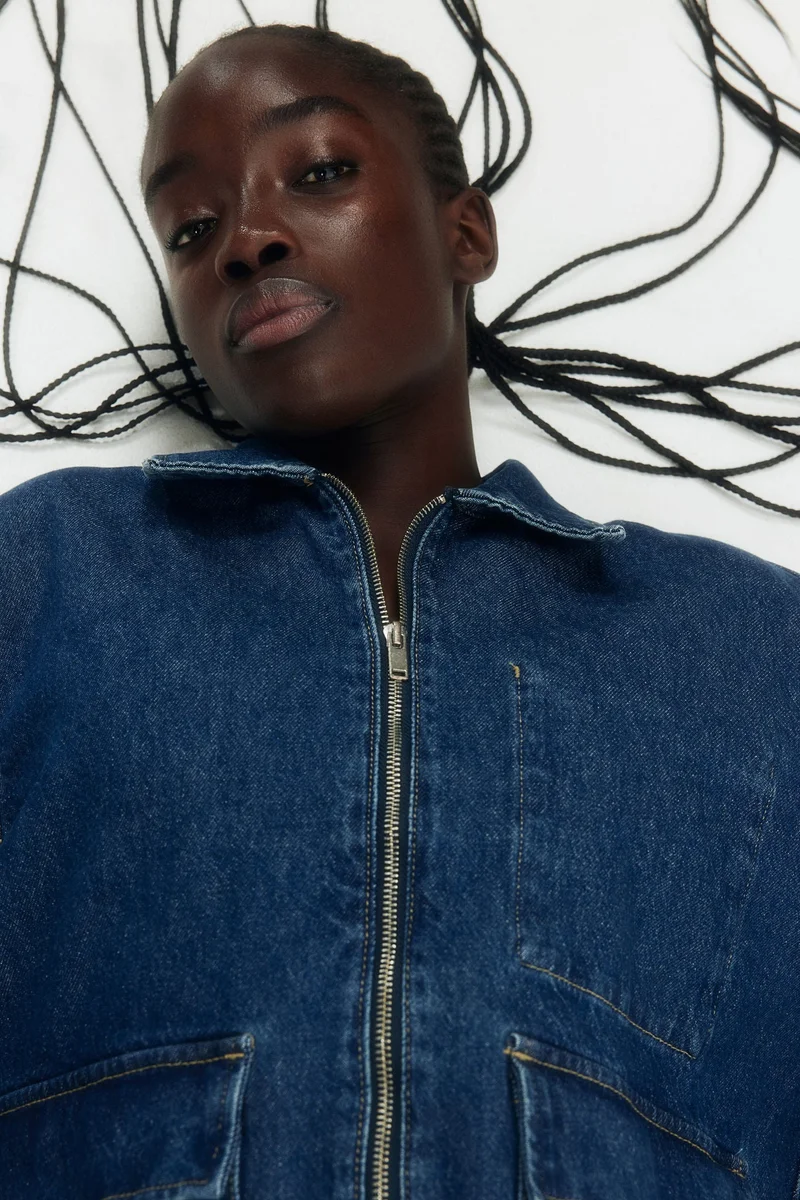 اتش اند ام جاكيت دنيم