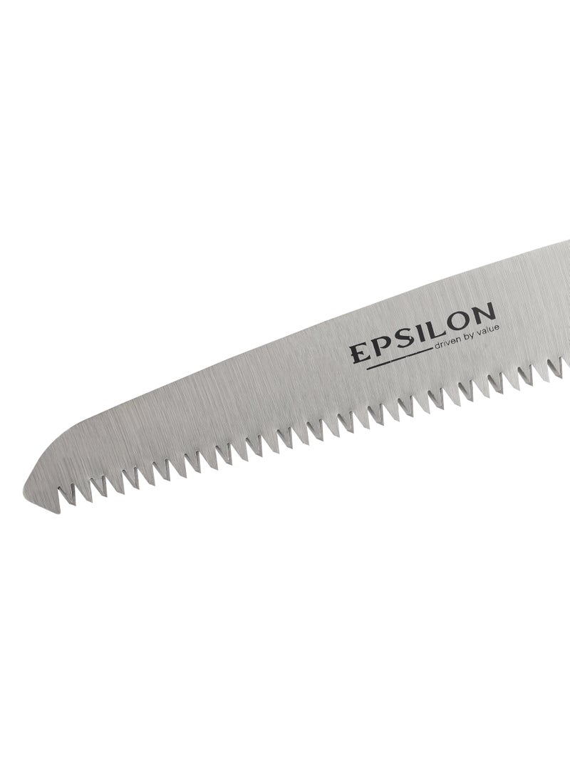Epsilon 65 mm Folding Saw- EPSGT1352/ Equipped with PP and TPR Comfortable Handle, Straight Steel/ Light-Weight and Durable, Heavy-Duty Cutter Ideal for Cross-Cutting Branches, Firewood  - Image 2