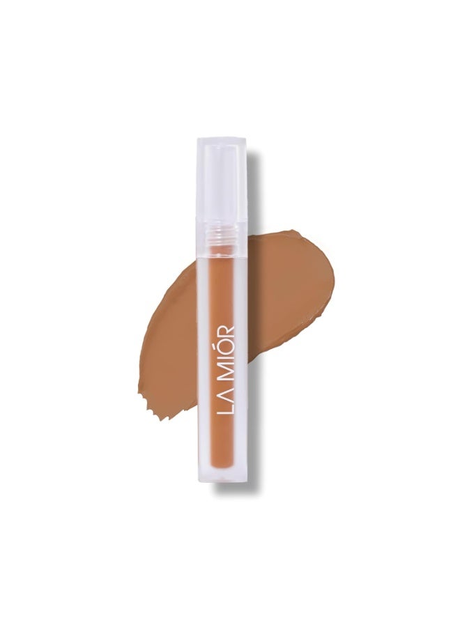 LAMIOR Luminous Retouch Concealer, Churro - 6ml, Full Coverage, Long Wear, Blendable, Feather-Light, Hydrating, Luminous Finish, Sweat-Resistant, Vegan Formula for All-Day Radiance soft matte - Image 1