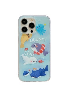Case Cover For iPhone 14 Pro IMD Cute Animal Pattern Phone Case Seal
