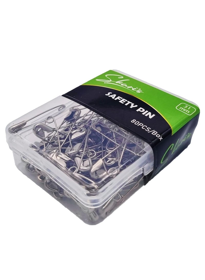 Yes Safety Pins 80pcs Silver - Image 3