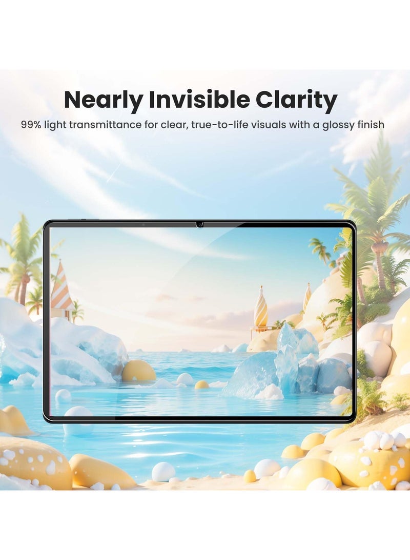 عام [قطعتان] حامي شاشة ورقي متوافق مع لوح Galaxy Tab S11 Ultra 14.6 بوصة 2025، حامي شاشة ماتي مضاد للوهج من مادة PET عالية الجودة، غطاء مرن كامل للشاشة. - Image 5