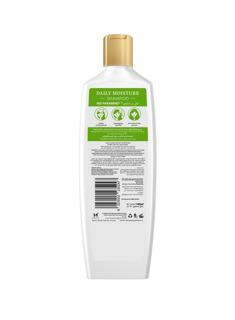 Parachute Advansed Daily Moisture Shampoo With Avocado And Coconut  - Image 2