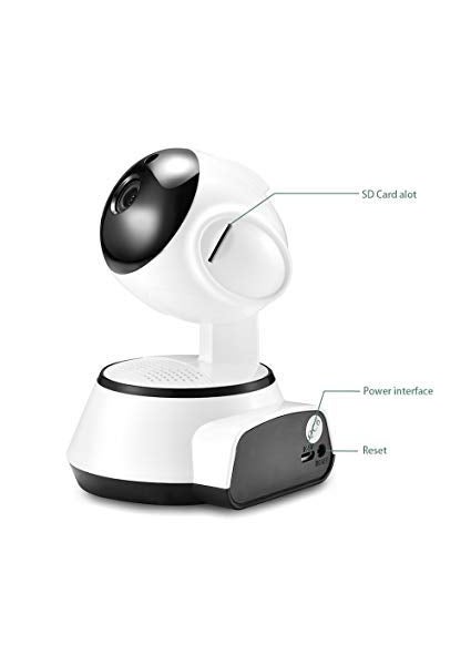 UniZoom UniZoom 1080P WiFi Home Security Camera 2 0 MP 360 PTZ View  - Image 5