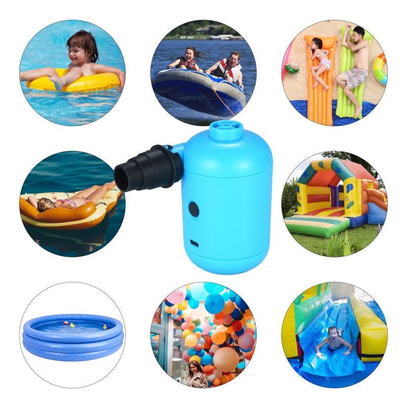 Portable USB Electric Air Pump Air Mattress Boat Sofa Auto Air Inflatable Pump for Car Camping Inflator - Image 3