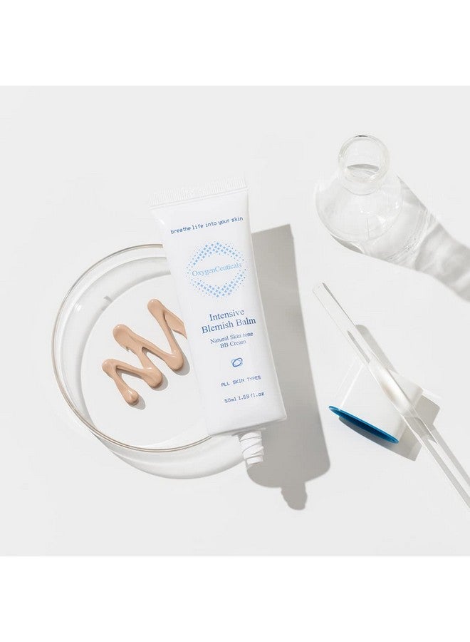 OxygenCeuticals Premium Beauty Balm Oxygenceuticals Intensive Blemish Balm Conceals Imperfections Brightening Moisturizing Soothing Bb Cream Korean Skin Care For All Skin Types 50 Ml/1.69 Oz - Image 5