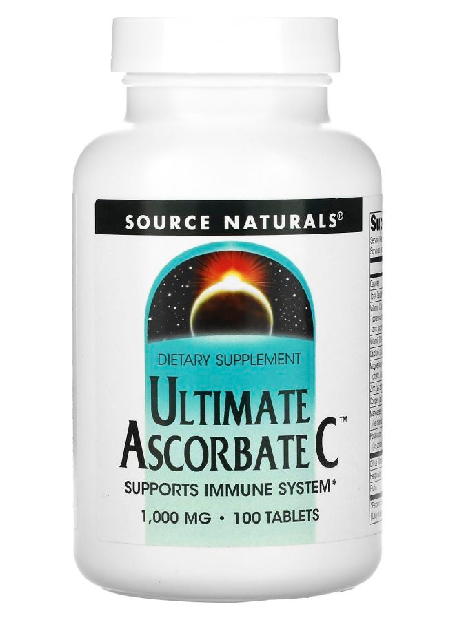 Ultimate Ascorbate C 1000 mg 100 Tablets