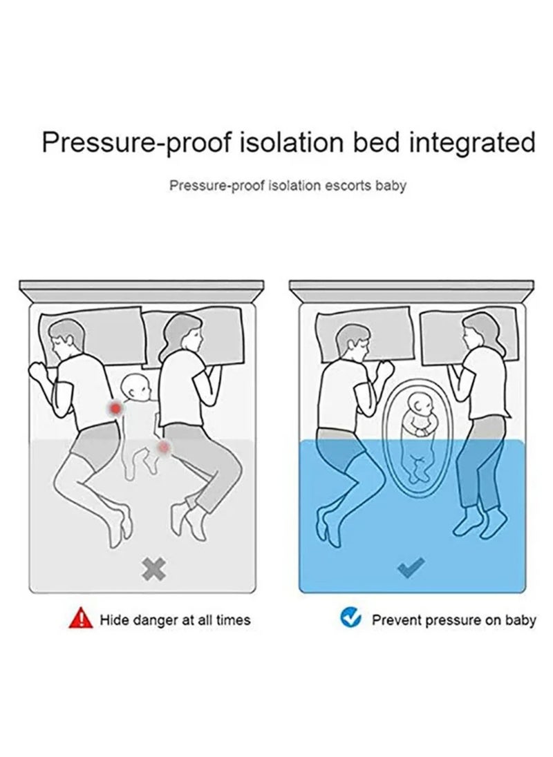 Combo Pack Baby Sleeping Pod With Disposable Changing Mat 36Pcs-Blue