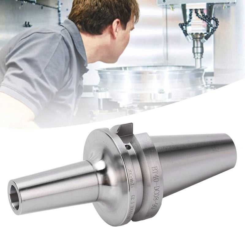 Collet Chuck CNC End Milling Tool Holder, BT40 DC08 90 Collet Chuck Holder for Engraving Machine and Lathe, High Speed 3000rpm with G2.5 Balance Level and 0.05mm Accuracy, Made of - Image 2