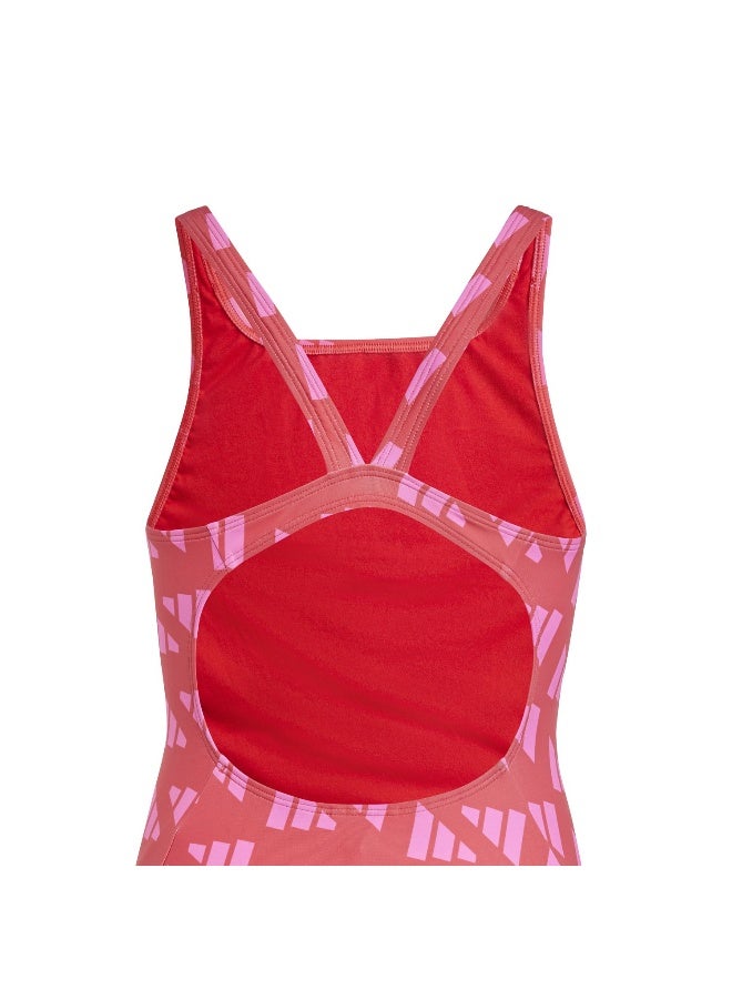 adidas أديداس ملابس سباحة رمادية حمراء - Image 3