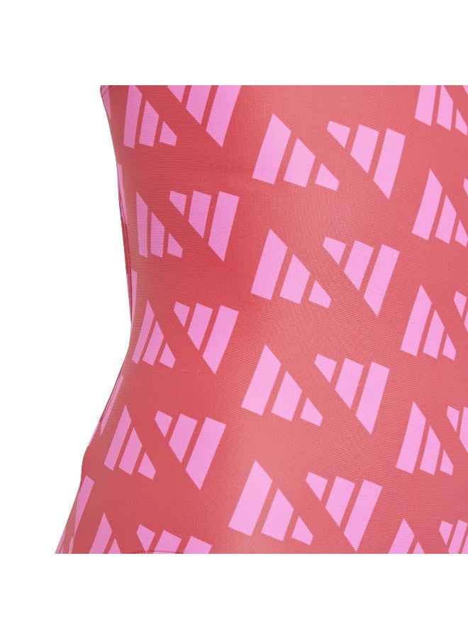 adidas أديداس ملابس سباحة رمادية حمراء - Image 4