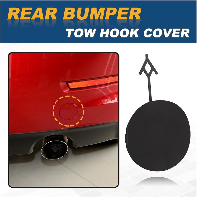 Vuzmode Rear Bumper Tow Hook Cap for Chevrolet Malibu 2013-2015 - Image 4