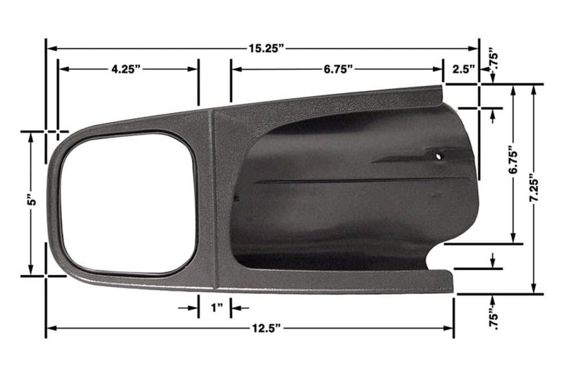 CIPA 11500 Custom Towing Mirror - Ford, Pair - Image 2