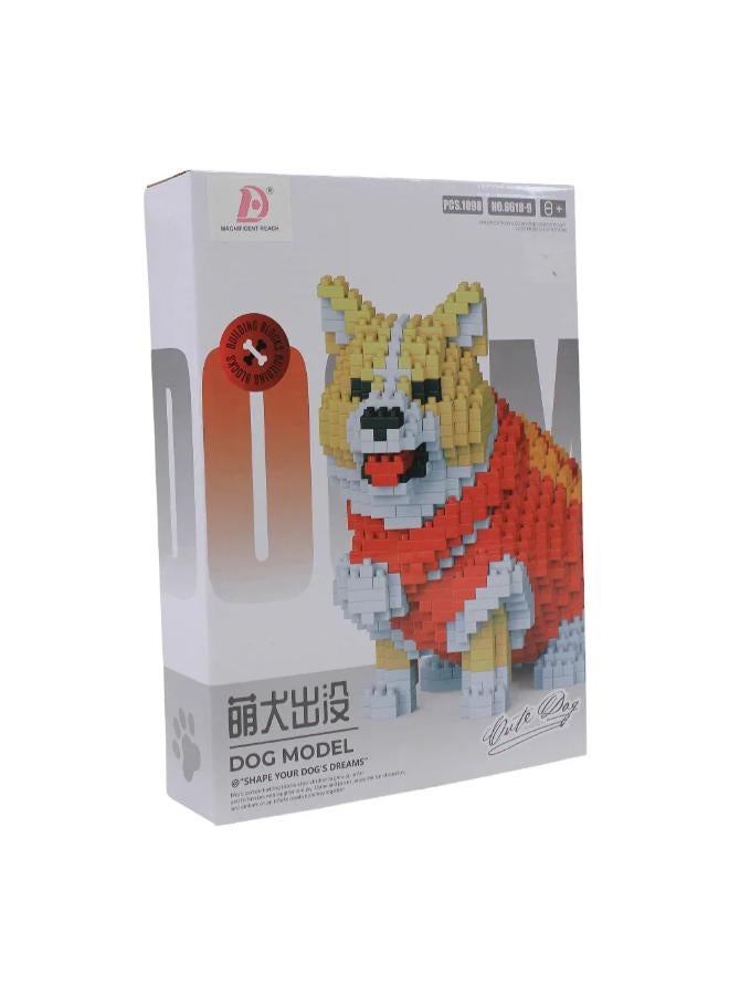 Dog Model Building Blocks – 1098 Pieces - Image 1