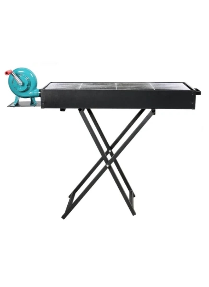 PAMCHAL - Barbeque Grill Outdoor  BBQ Grill with Blower Fan 106cm X 25.5cm - Image 1