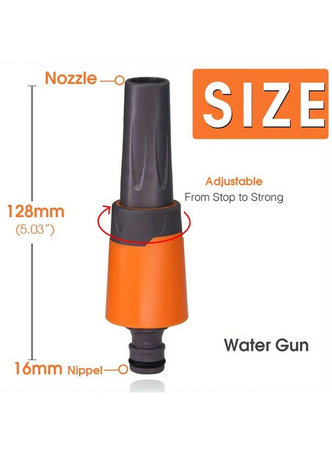 High Pressure Water Gun With Adjustable Nozzle And Hose Connector For Garden Car Wash 1PCS - Image 2