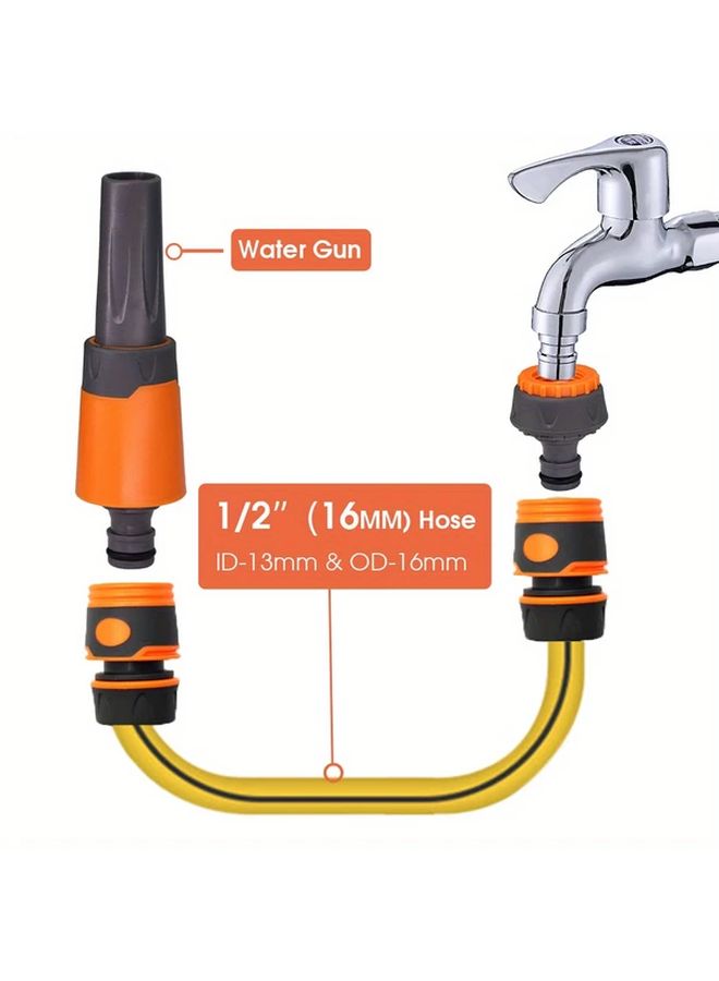 High Pressure Water Gun With Adjustable Nozzle And Hose Connector For Garden Car Wash 1PCS - Image 3