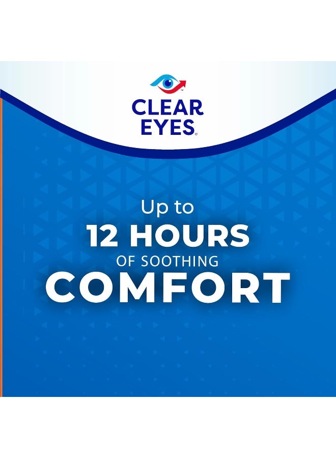 Clear Eyes قطرات عين متعددة الفعالية لعدسات الاتصال 0.5 أونصة سائلة - Image 3