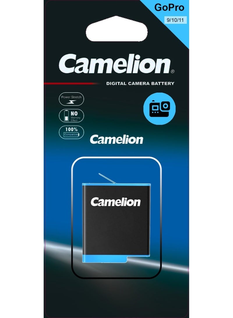 Camelion Camelion Rechargeable Li-Ion Battery for HERO9/10/11 Black - Image 1